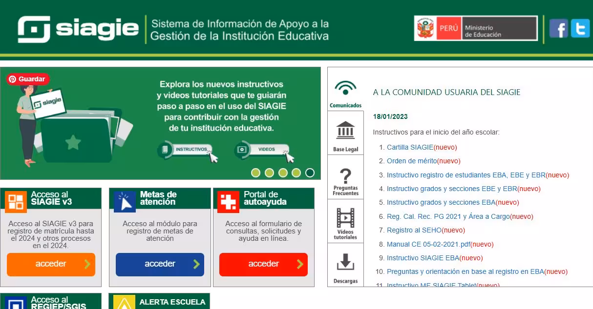 Marco Normativo del SIAGIE