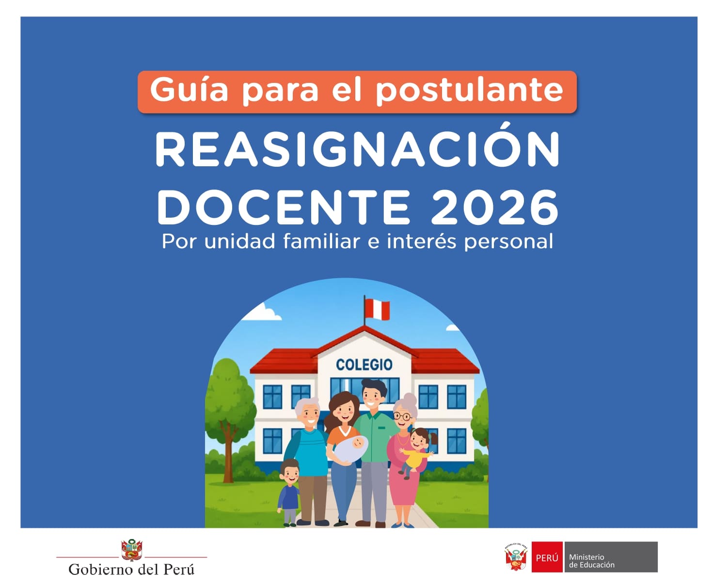 Reasignación docente 2026 - Guia